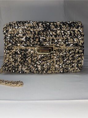 Lorenza Gandaglia “Cupcake” Raffia Shoulder Bag